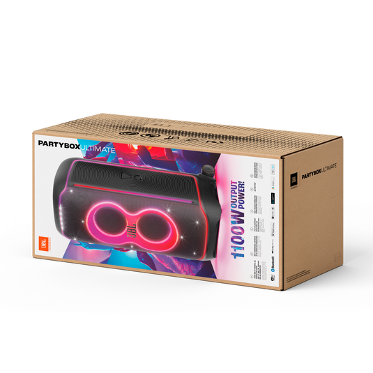 JBL PartyBox Ultimate 1100W qora portativ kolonkasi onlayn
