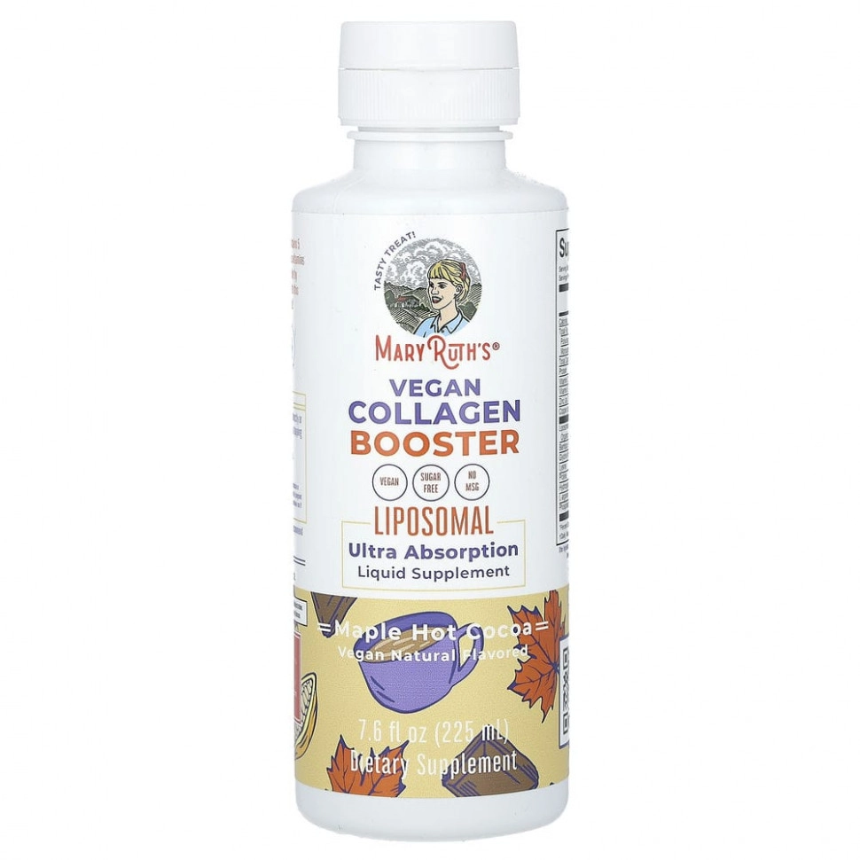 MaryRuth's Vegan Collagen Booster, с кленовым сиропом и какао, 225 мл (62075) купить
