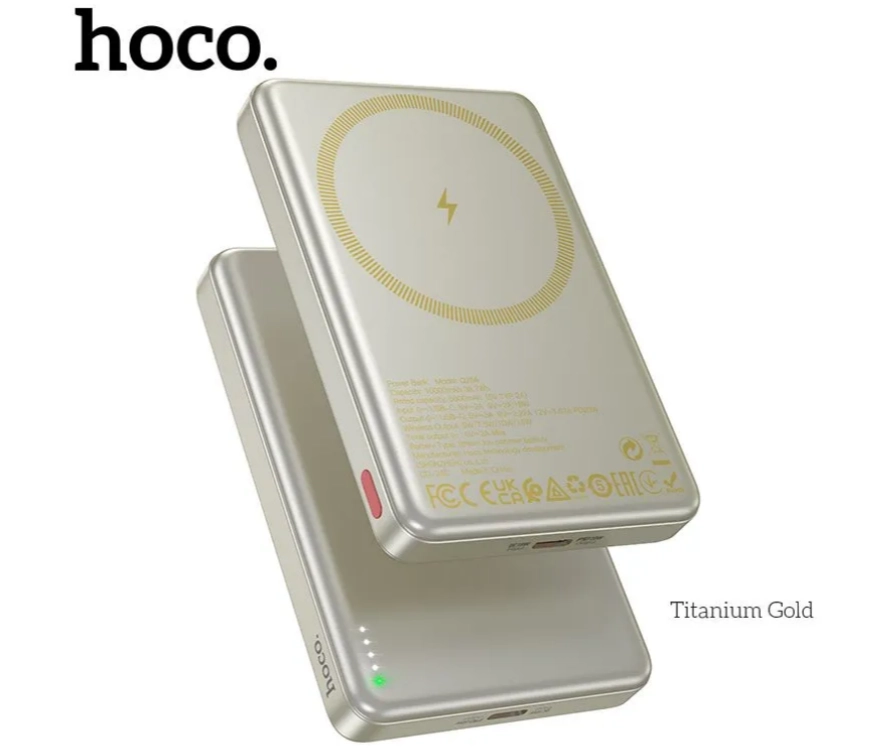 Hoco Q26A 10000mAh simsiz quvvatlovchi tillarang tashqi akkumulyatori sotib olish