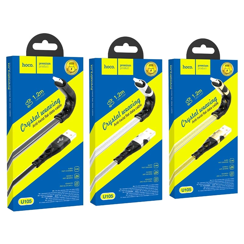 Кабель Hoco U105 USB to Lightning 1.2м недорого