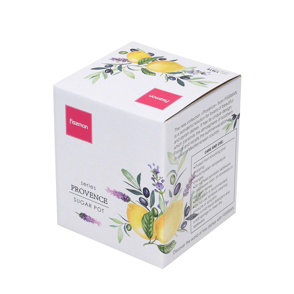 Fissman Provence 270 ml farforli shakar idishi bo'lib to'lash