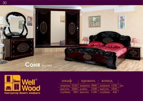 Спальный гарнитур "Sonya ( kupe )" купить