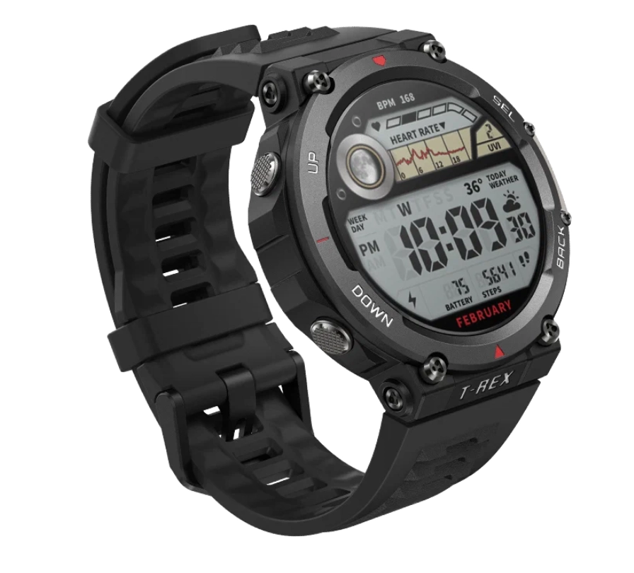Xiaomi Amazfit T-Rex 2 Ember Black smart-soati arzon