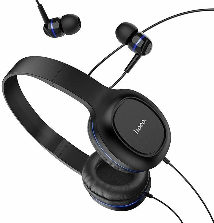 Наушники Hoco W24 синий недорого