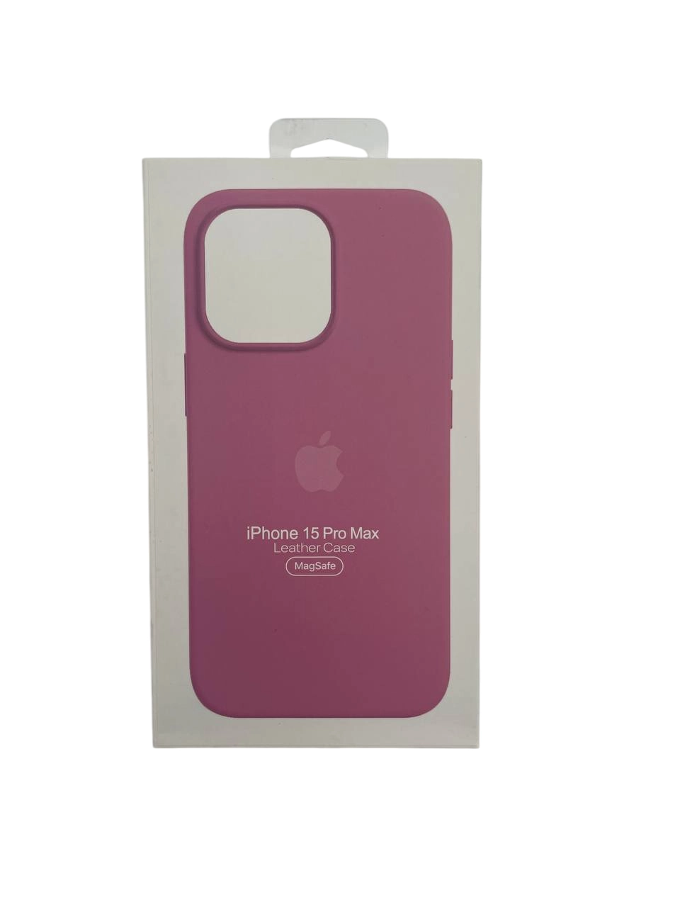 Чехол LEATHER CASE MAGSAFE для Iphone 15 Pro Max розовый в Узбекистане
