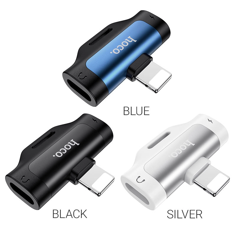 Многофункциональный адаптер Hoco Lightning LS31 серебристый онлайн