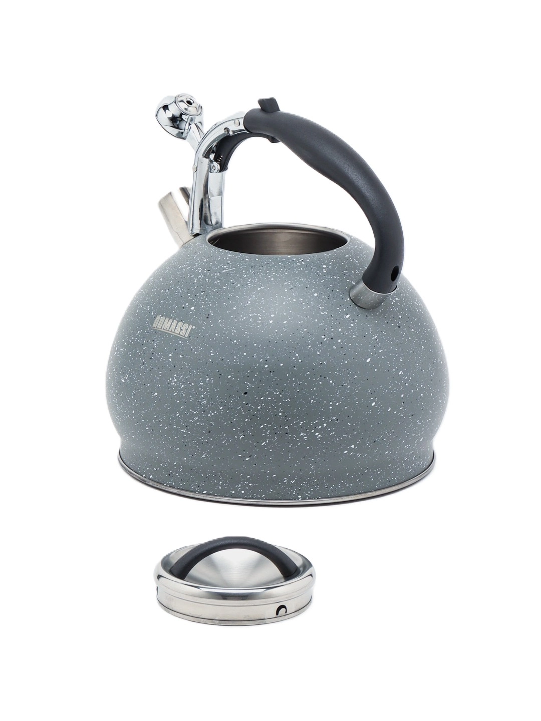 DOMASSI DMK-7608 5.0 l, hushtakli choynak, zanglamaydigan po&lsquo;latdan , Black O'zbekistonda