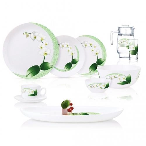 LUMINARC WHITE ORCHID servizi (46 buyum, 6 kishilik) sotib olish