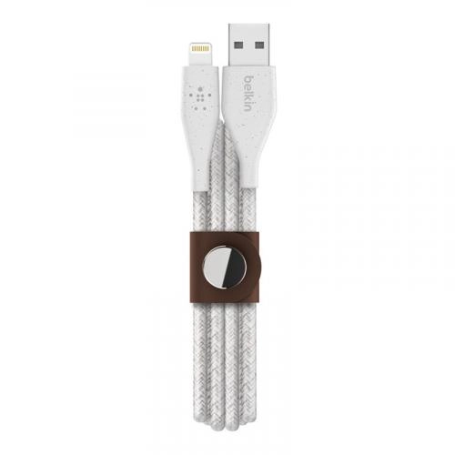 Belkin DuraTek Plus Lightning to USB-A Cable with Strap 1,2m White, Black (F8J236bt04) kabeli sotib olish