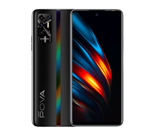 Смартфон TECNO Pova 2 4/128GB Dazzle Black купить