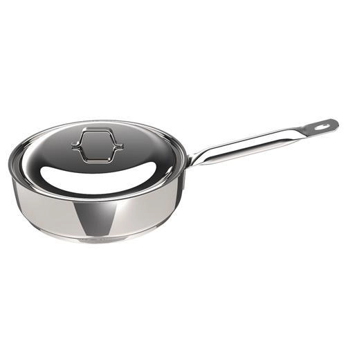 Kukmara IdeaL 24 см сковорода из нержавеющей стали с крышкой (СН246) купить