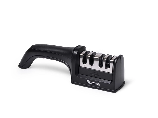 Pichoqlar uchun o'tkirlashtiruvchi Fissman 22x5x6 sm uch bosqichli o'tkirlash (keramika, karbid, olmos toshlari) sotib olish