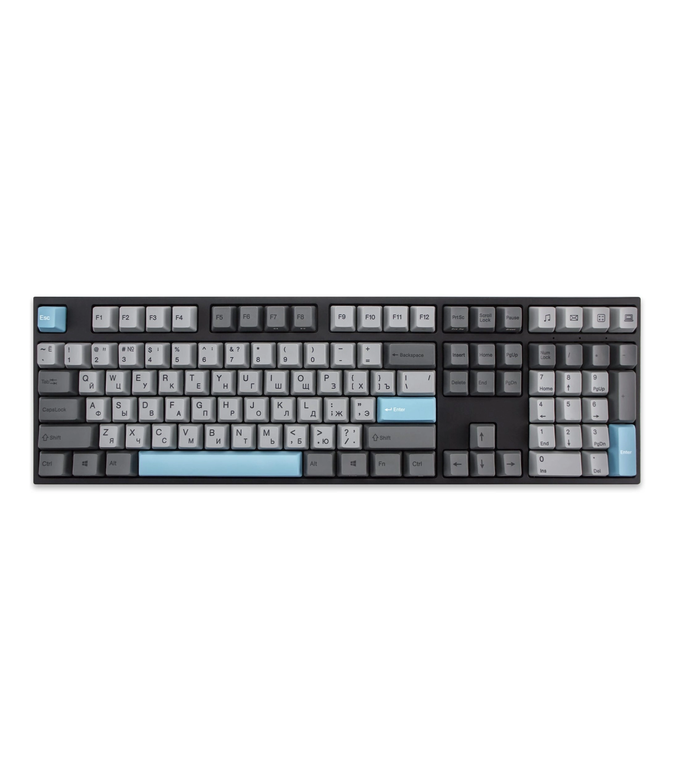 Varmilo MA108M V2 Moonlight, EC Ivy V2, RU klaviaturasi + sovg'aga sichqoncha gilamchasi sotib olish