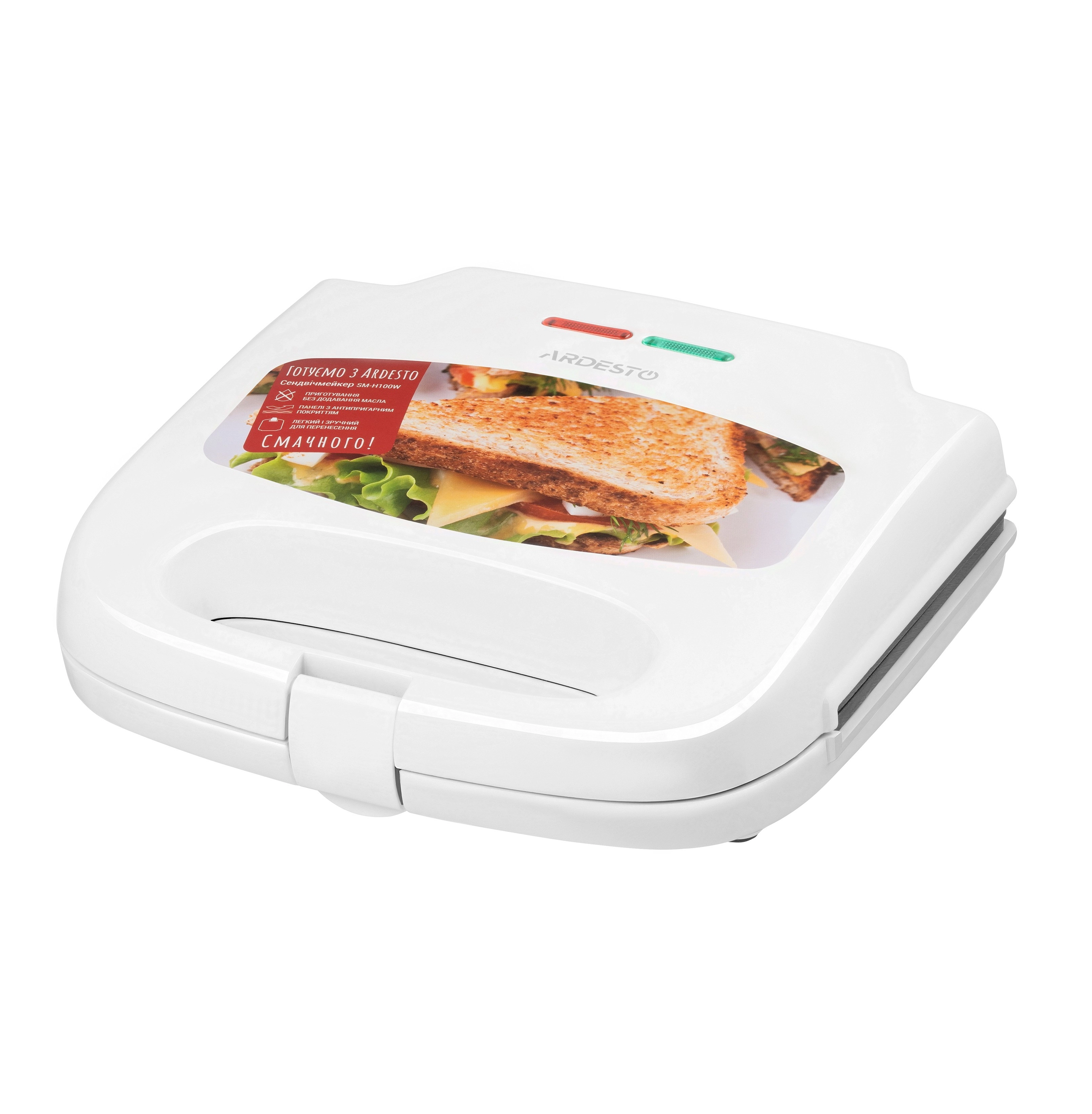 Ardesto SM-H100W sendvich tayyorlagichi - rasm №2 Ardesto SM-H100W sendvich tayyorlagichi sotib olish