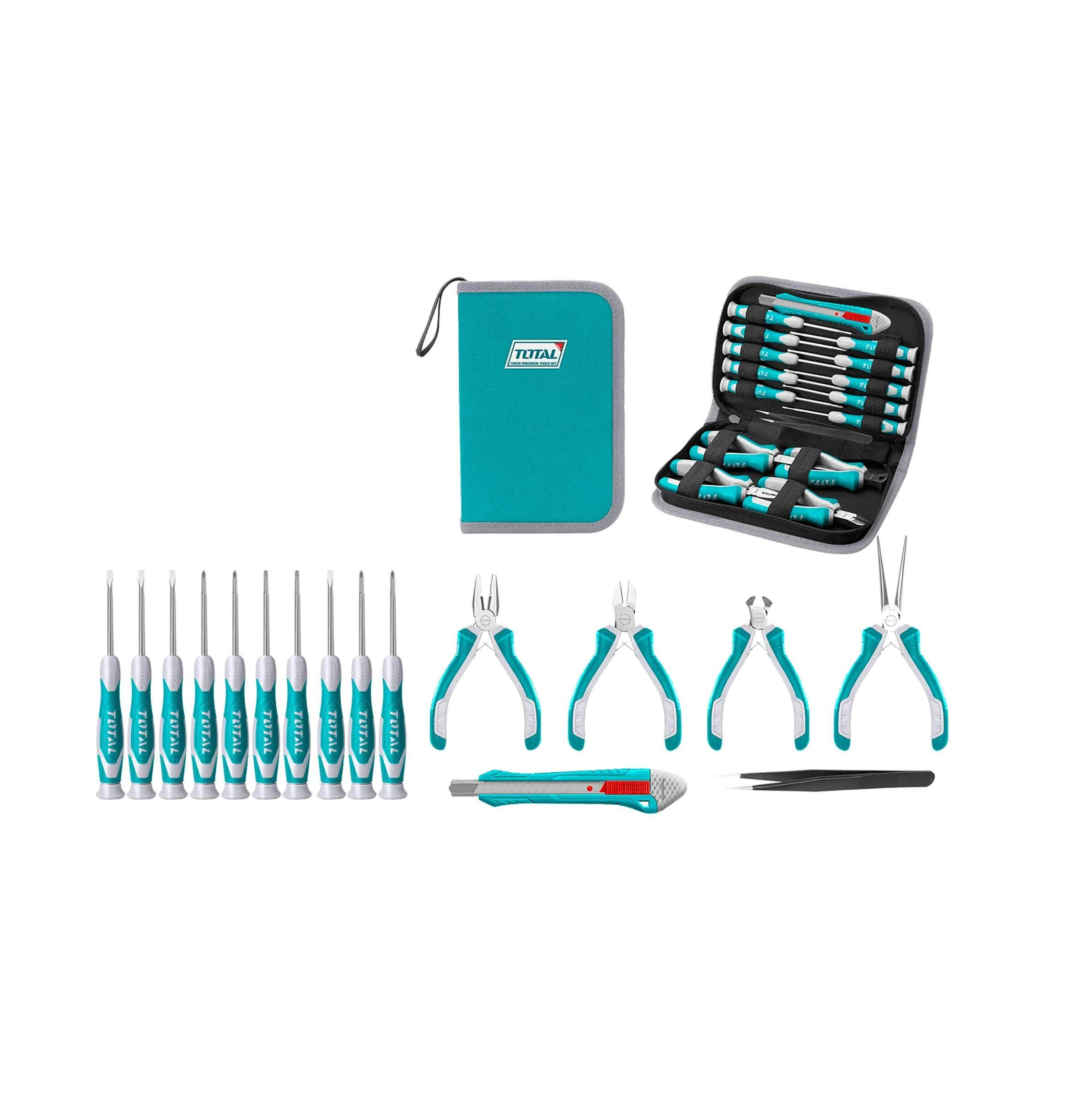 TOTAL TKTTSK0162 (16 dona) qo‘l asboblari to‘plami sotib olish