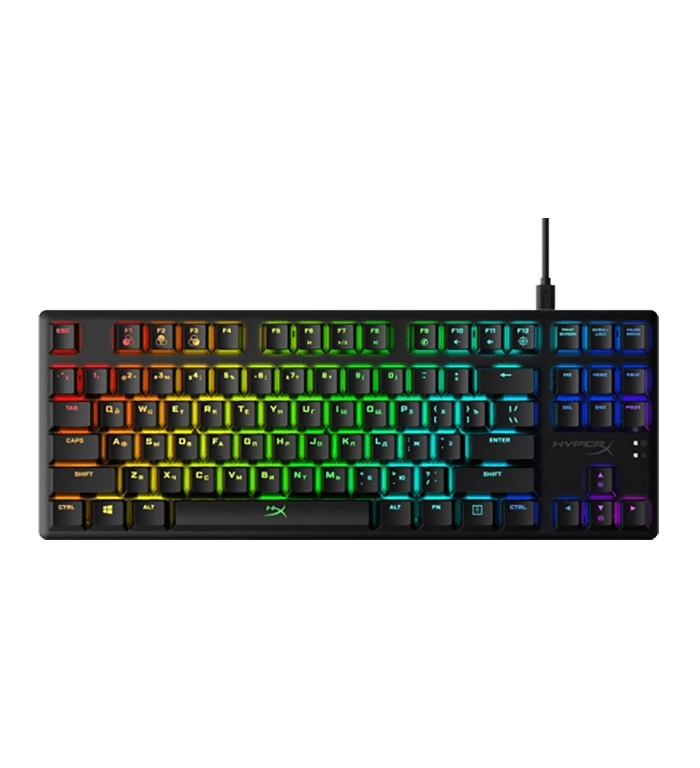 Клавиатура HyperX Alloy Origins Core Keyboard (TKL) HyperX Linear Red Switches - фото №2 Клавиатура HyperX Alloy Origins Core Keyboard (TKL) HyperX Linear Red Switches купить