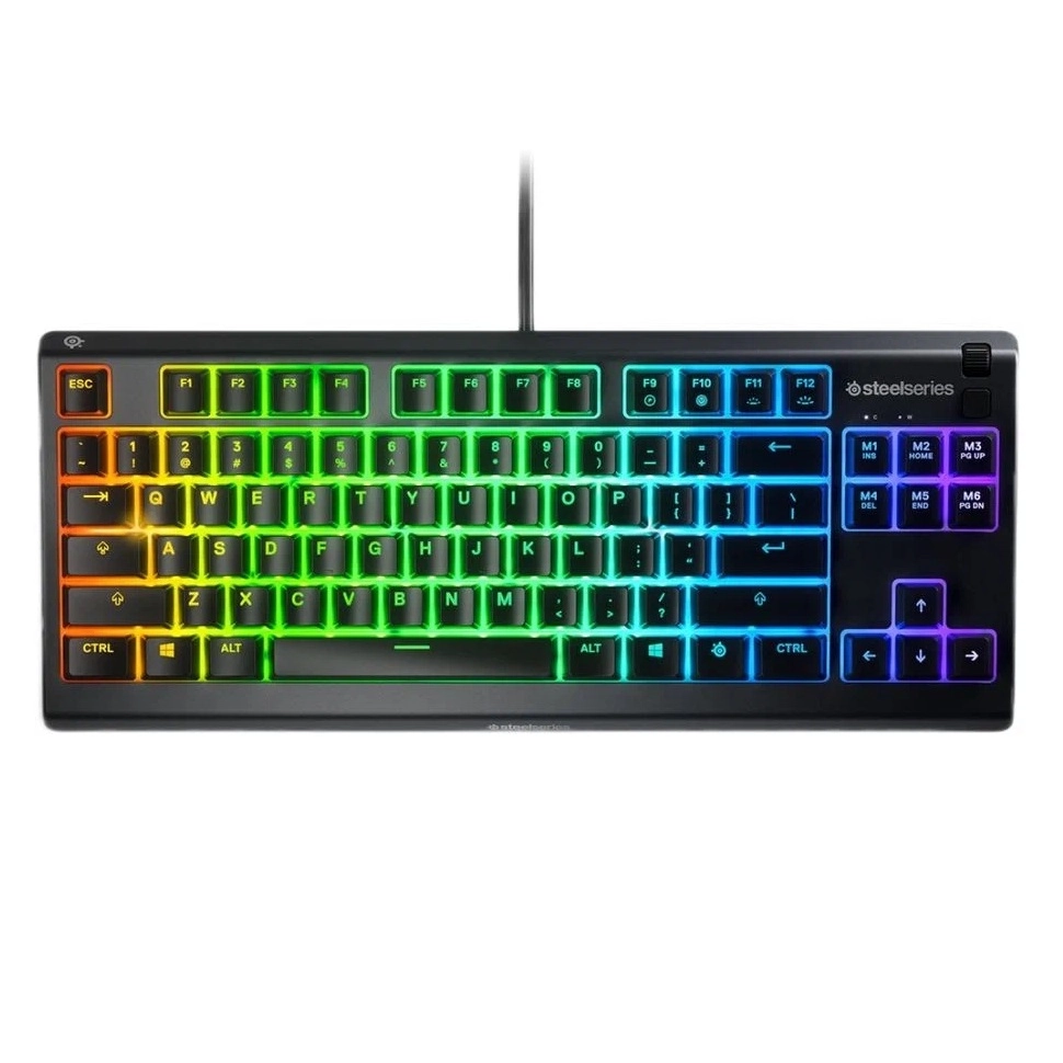 Клавиатура SteelSeries Apex 3 TKL Black USB SteelSeries Whisper-Quiet купить