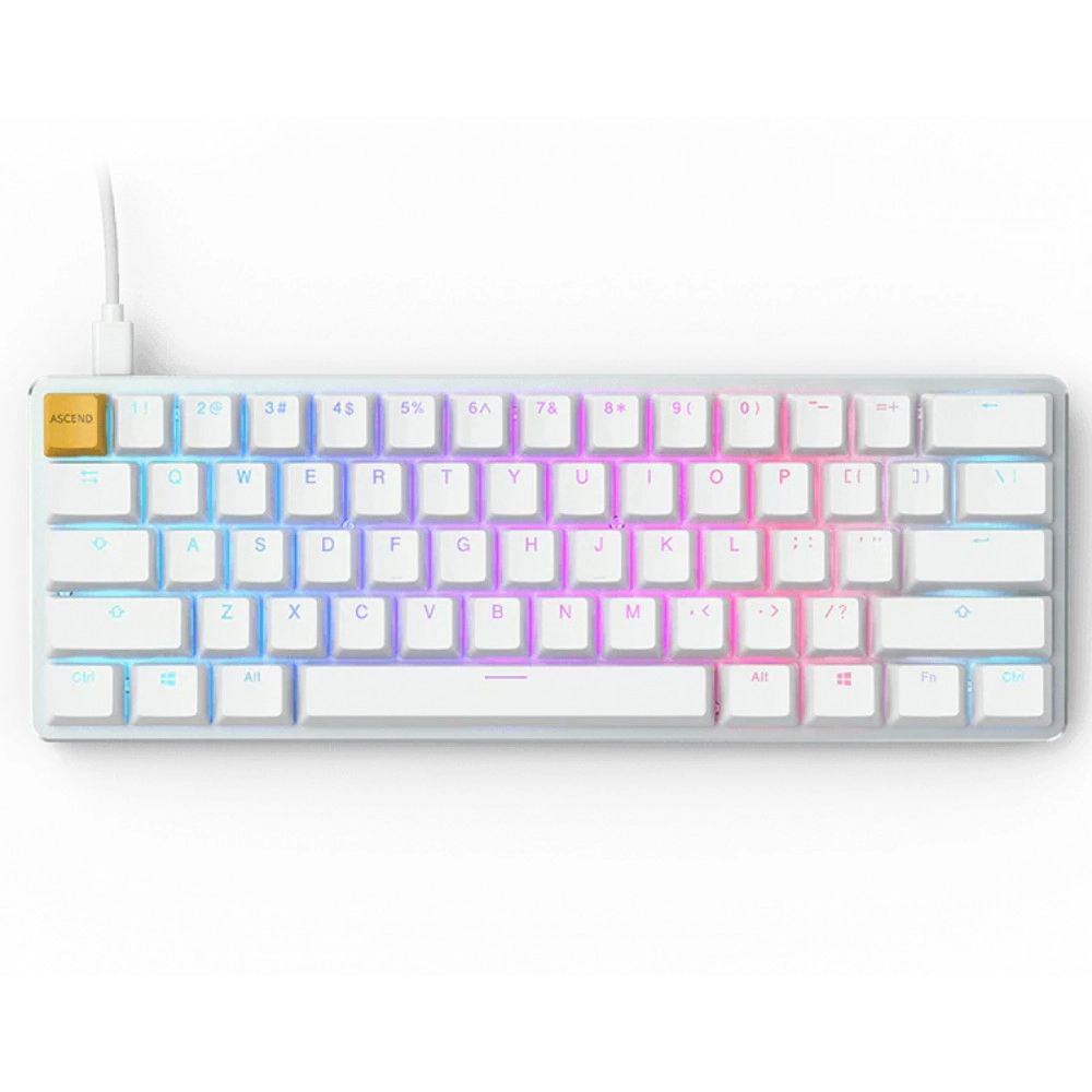Glorious GMMK Compact White (Gateron Brown Switches) klaviaturasi sotib olish