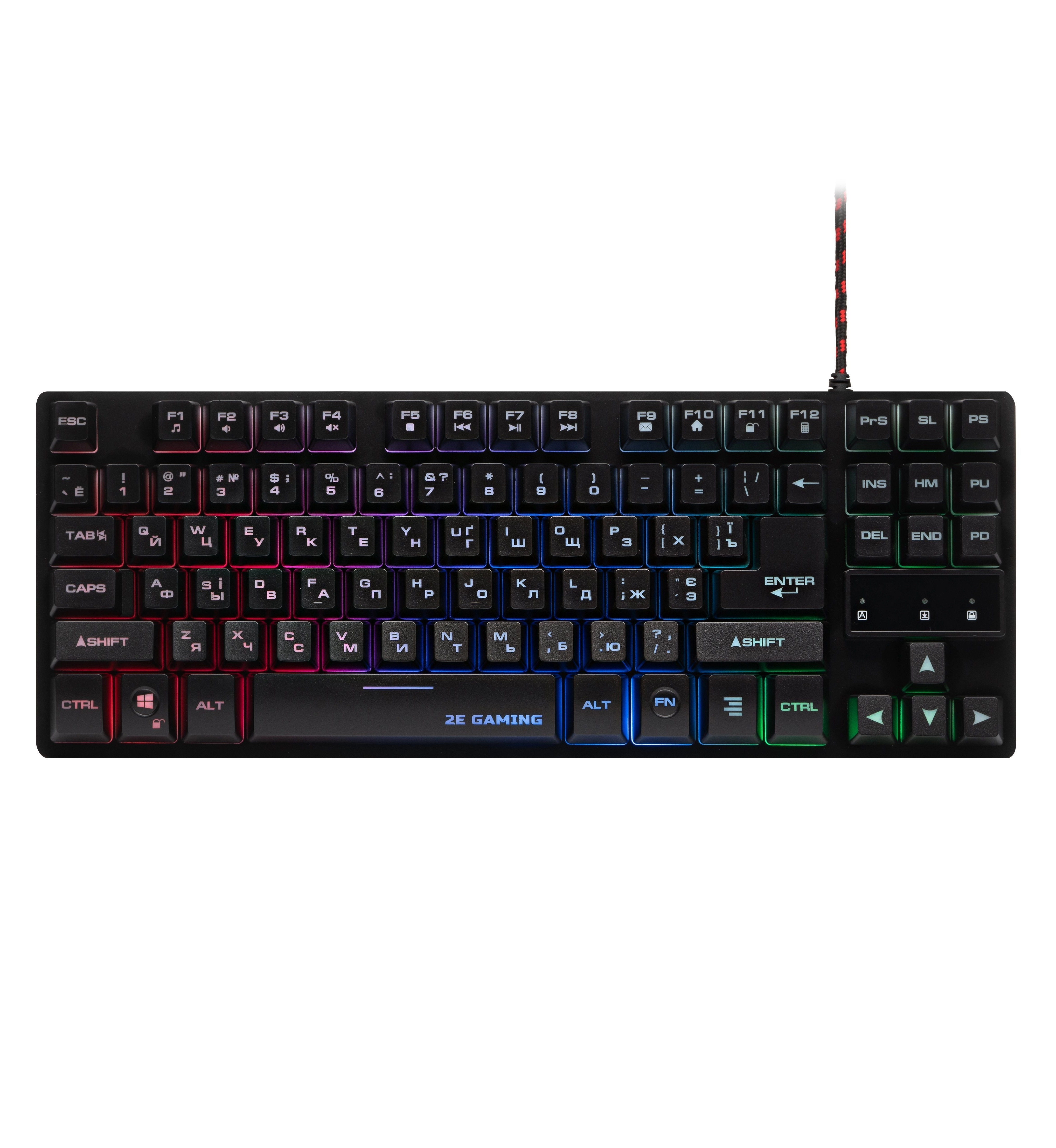Клавиатура 2E GAMING KG290 LED USB Black Ukr купить