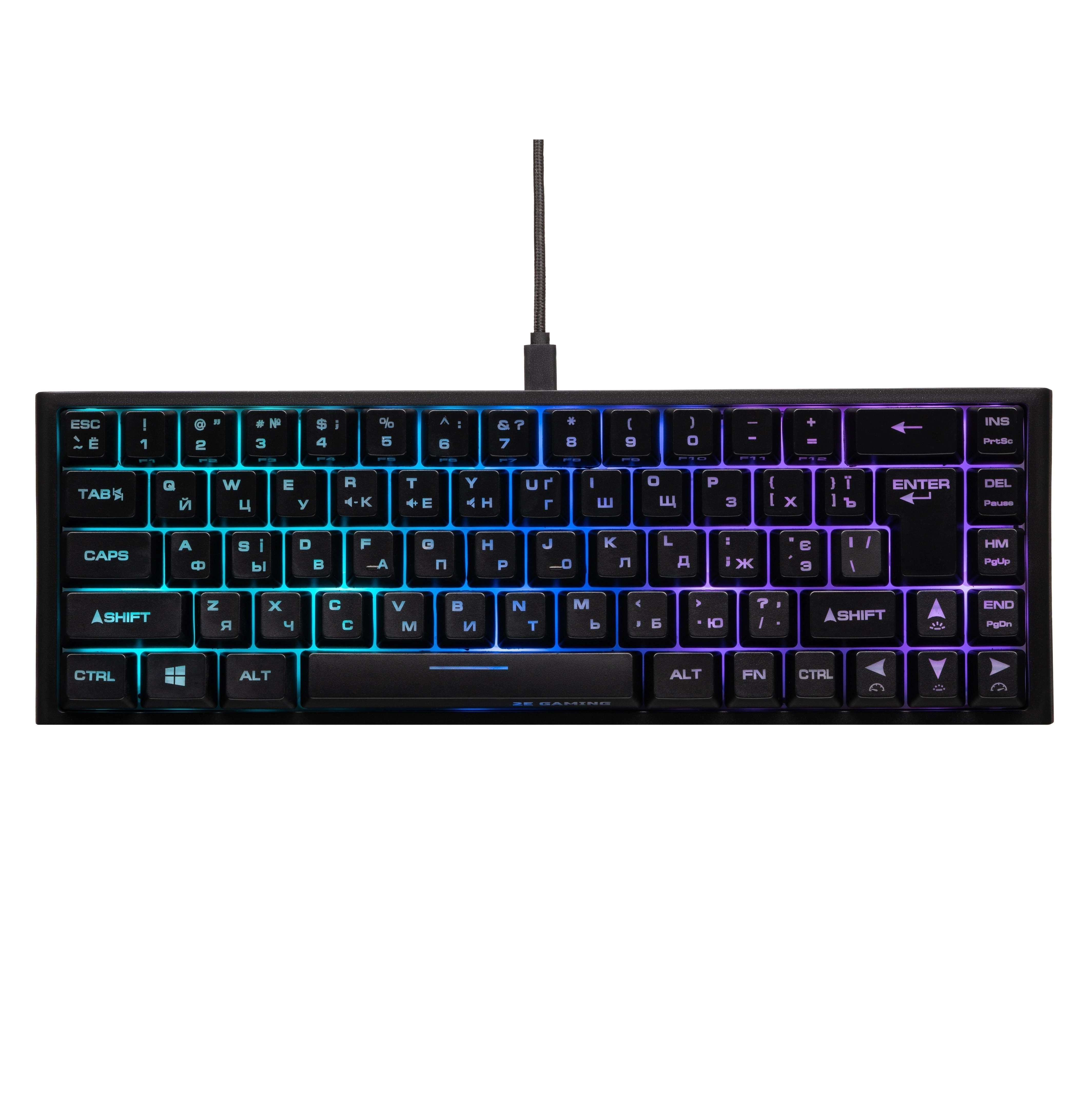 Клавиатура 2E Gaming KG350 RGB Black - фото №2 Клавиатура 2E Gaming KG350 RGB Black купить