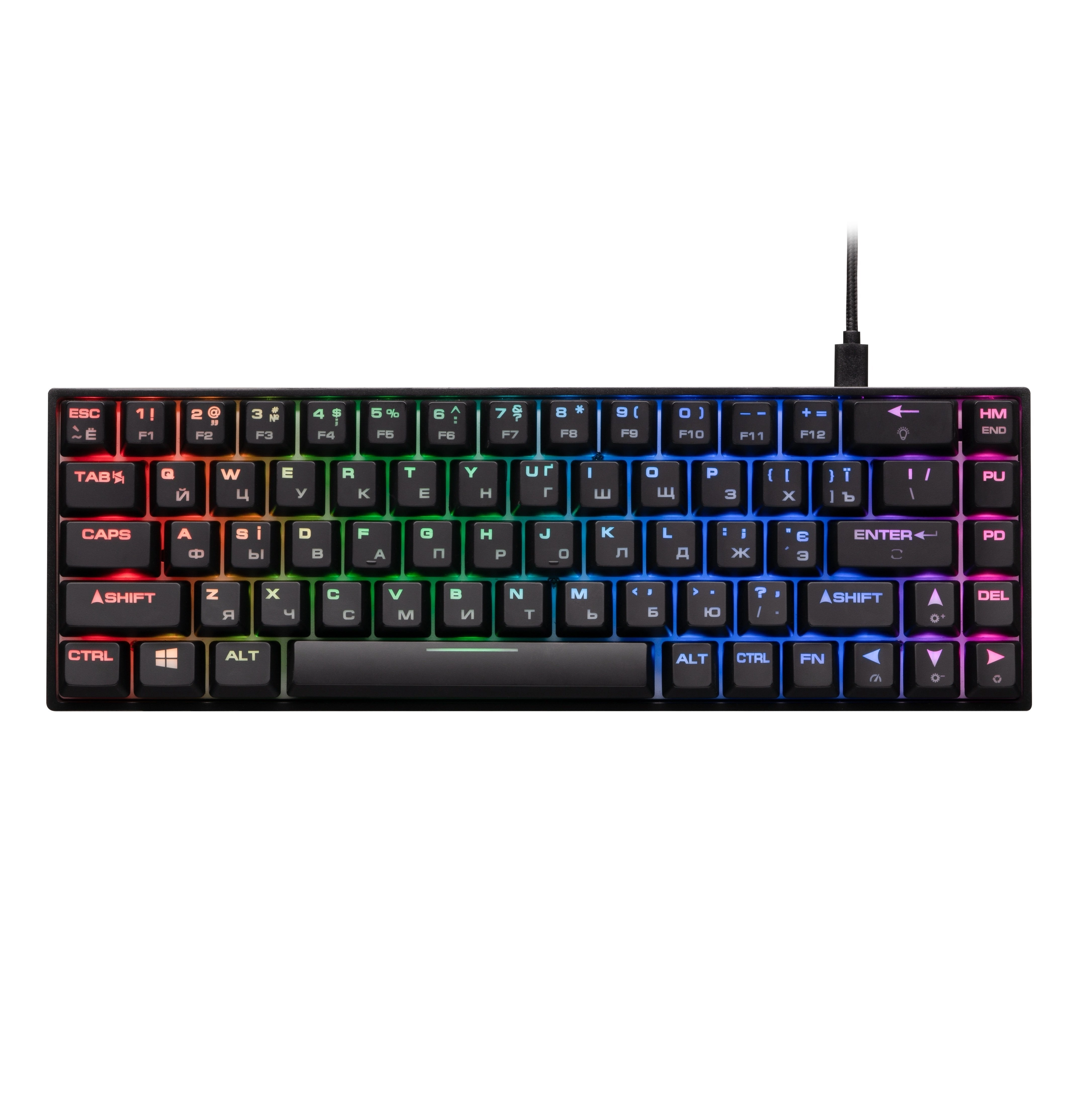 Клавиатура 2E Gaming KG370 RGB Gateron Blue Switch Black купить