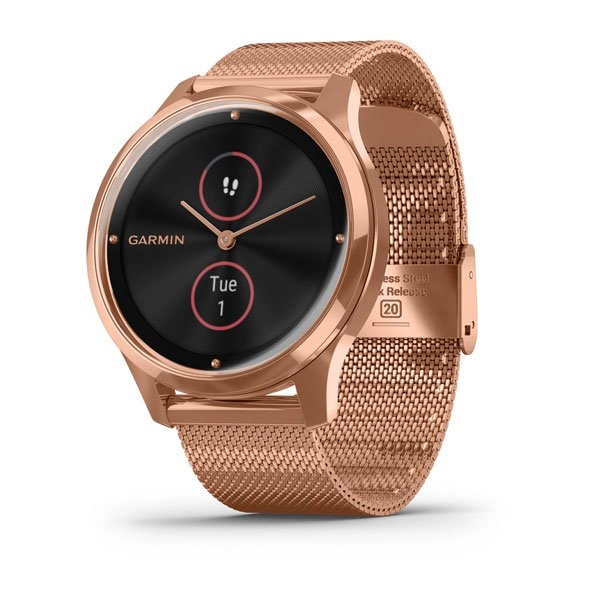 Garmin VIVOMOVE LUXE Rose Gold smart-soati sotib olish