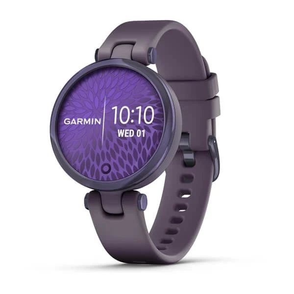 Смарт часы Garmin LILY Sport (безель цвета полночная орхидея, корпус темная орхидея и силиконовый ремешок) - фото №2 Смарт часы Garmin LILY Sport (безель цвета полночная орхидея, корпус темная орхидея и силиконовый ремешок) купить
