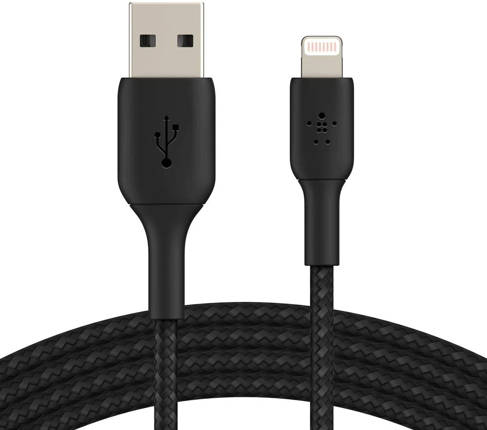 Кабель Belkin USB-A - Lightning BRAIDED (CAA002BT1MBK) купить