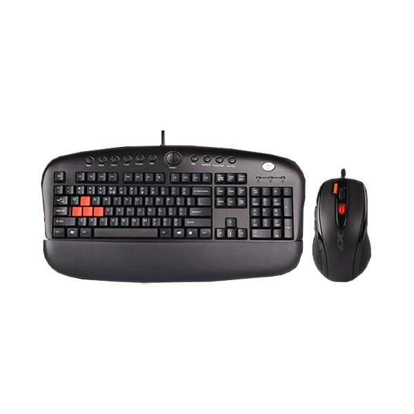 Клавиатура и мышь A4Tech KX-2810BK - фото №2 Клавиатура и мышь A4Tech KX-2810BK купить