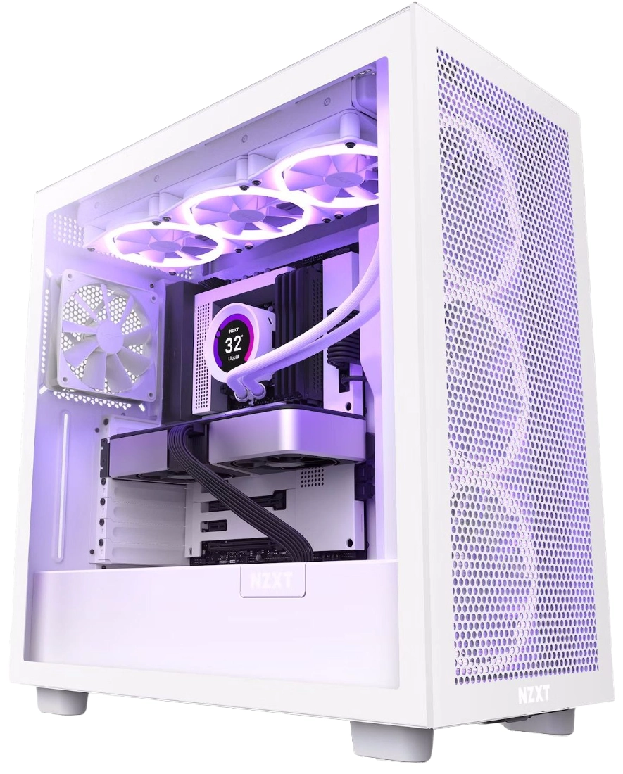 Компьютерный корпус NZXT H7 Flow White купить