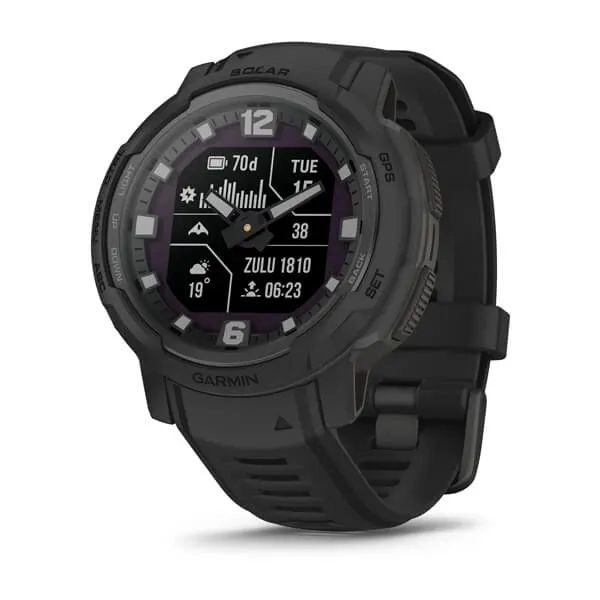 Смарт часы Garmin INSTINCT CROSSOVER SOLAR - Tactical Edition Black купить