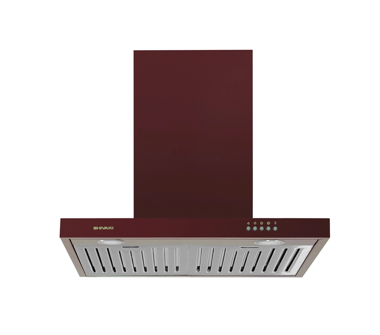 Вытяжка Shivaki 1460 T SHAPE Бордовая купить