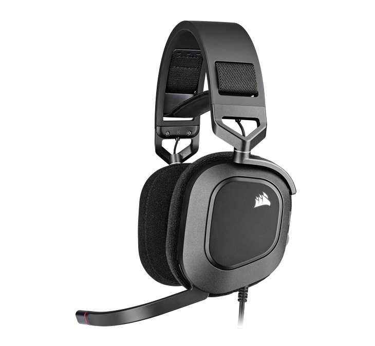 Компьютерные наушники Corsair HS80 RGB USB - Carbon купить