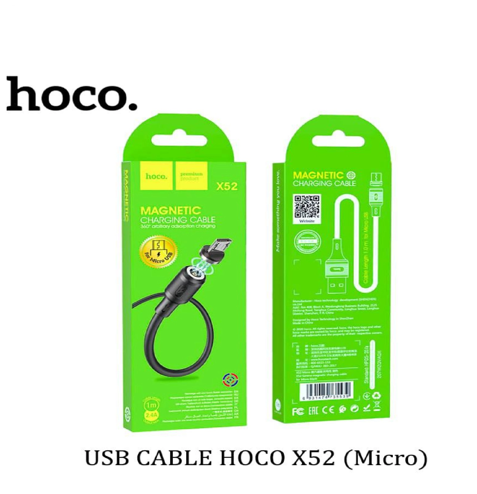 micro USB Hoco X52 kabeli - rasm №2 micro USB Hoco X52 kabeli sotib olish