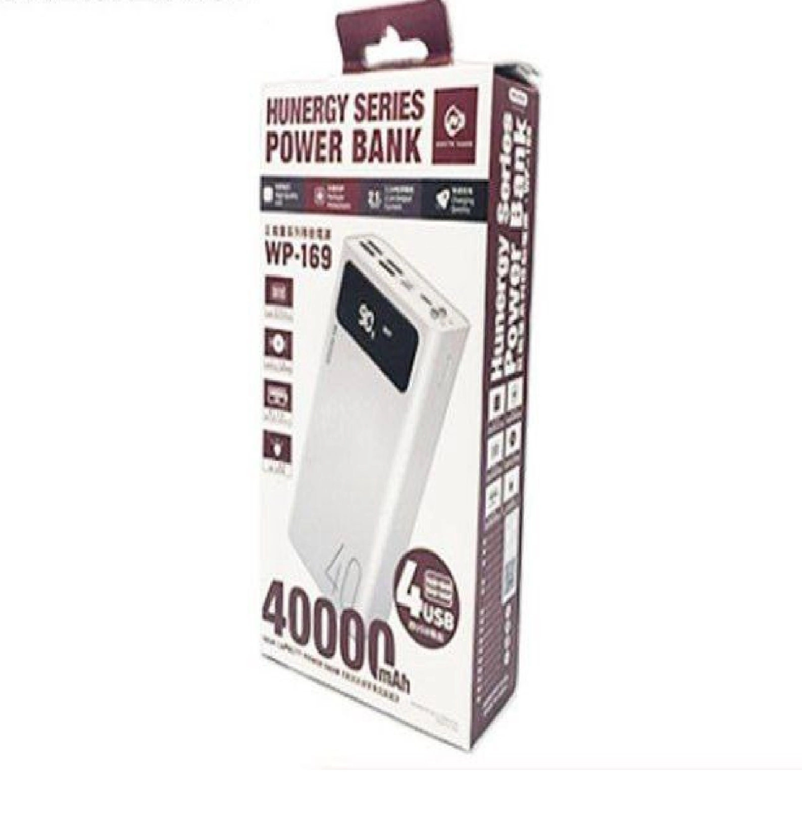 Внешний АКБ WK WP-169 40000 mAh, 4хUSB - фото №2 Внешний АКБ WK WP-169 40000 mAh, 4хUSB купить
