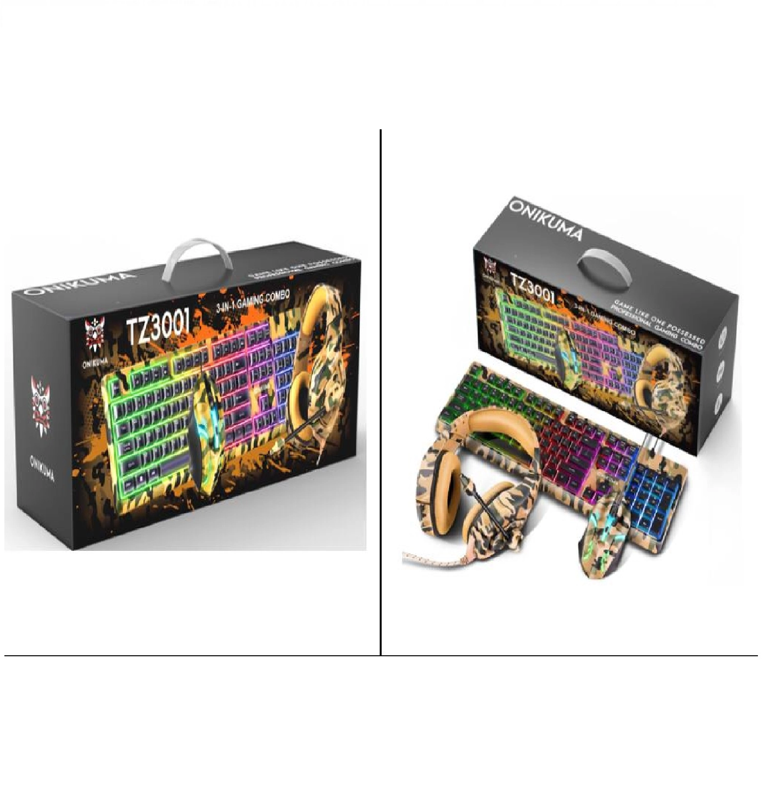 Игровой комплект TZ3001 (мышь,наушники,клавиатура) купить