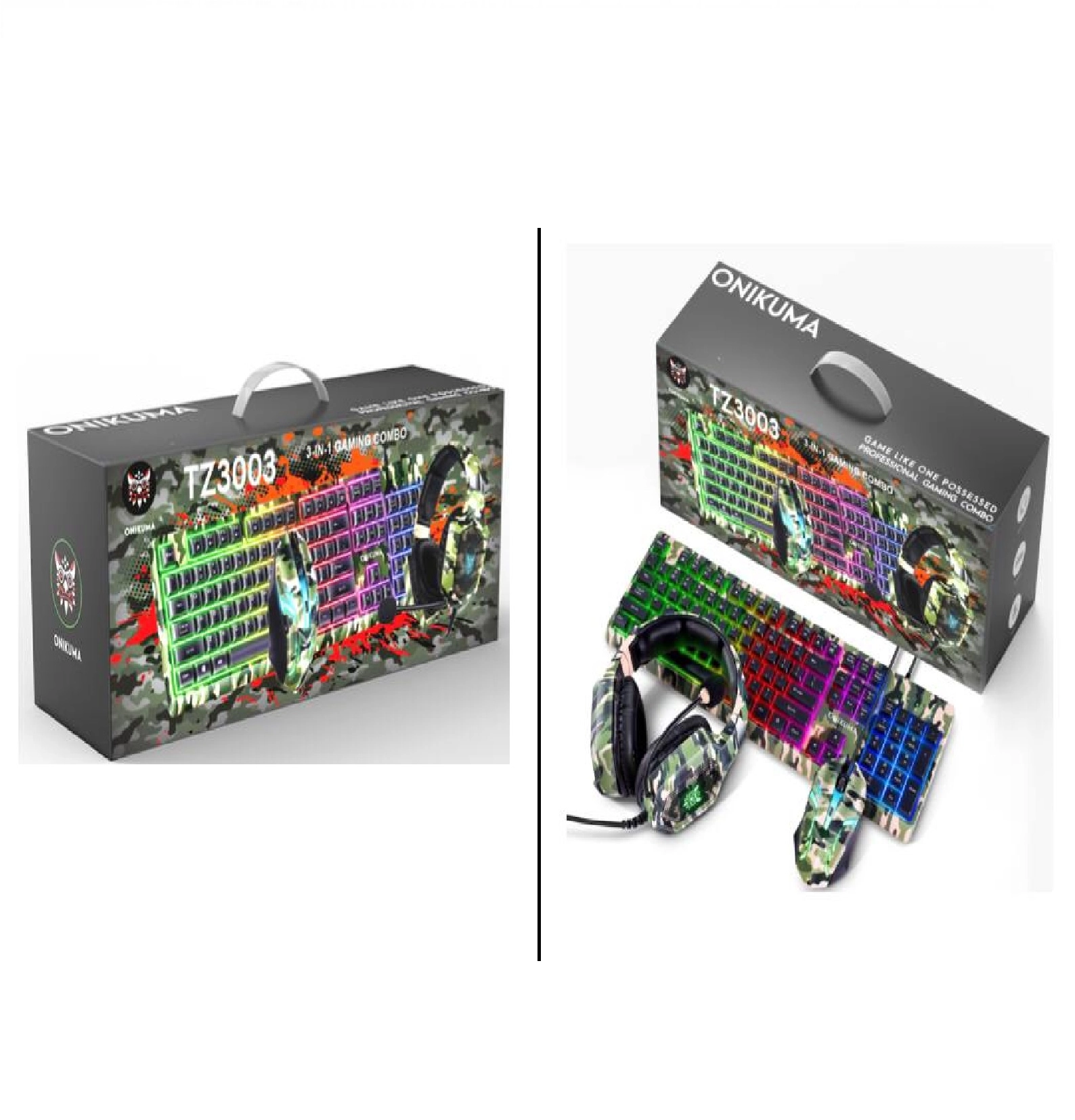 TZ3003 o‘yin komplekti (sichqoncha, quloqchin, klaviatura) sotib olish