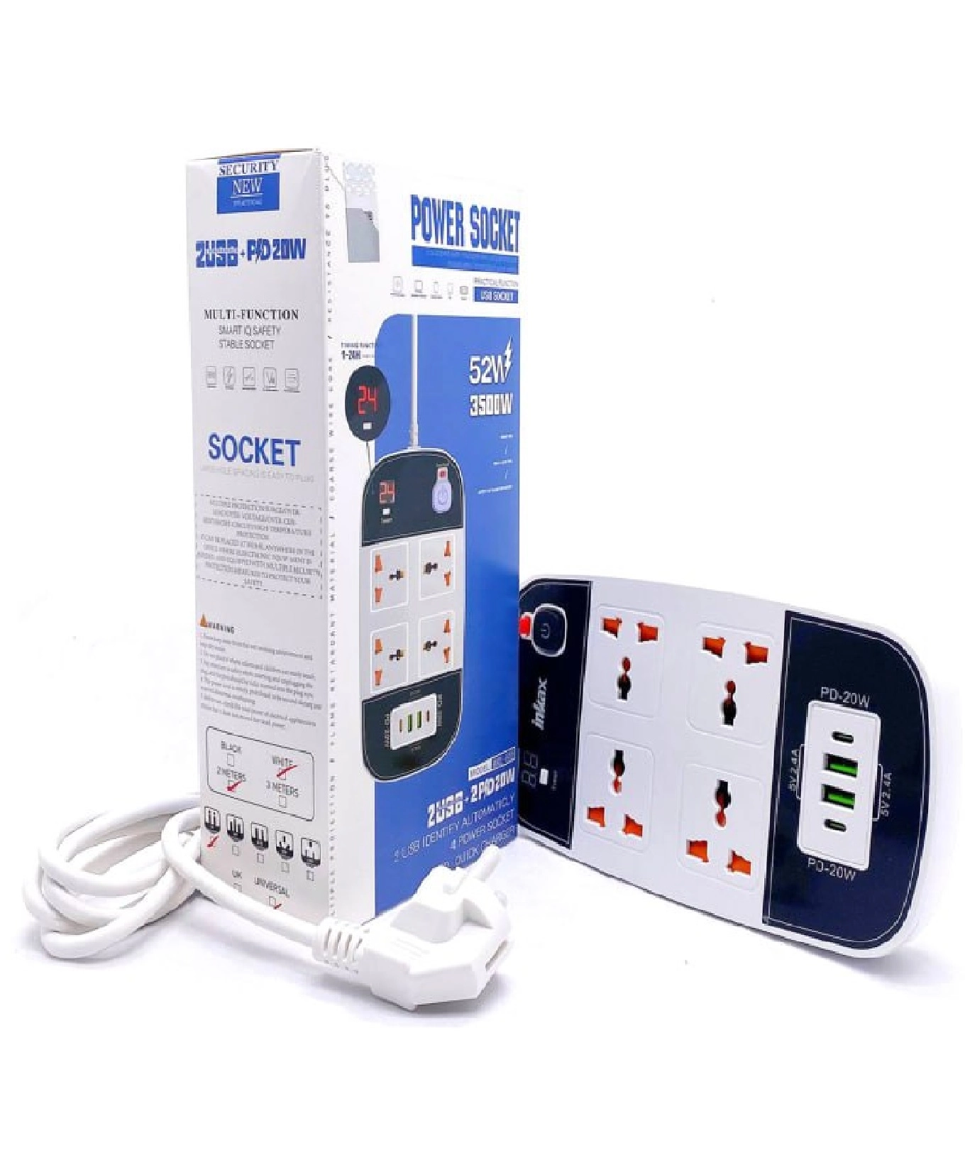 Inkax Bkl888 4PIN 2USB 2m uzaytirgichi sotib olish