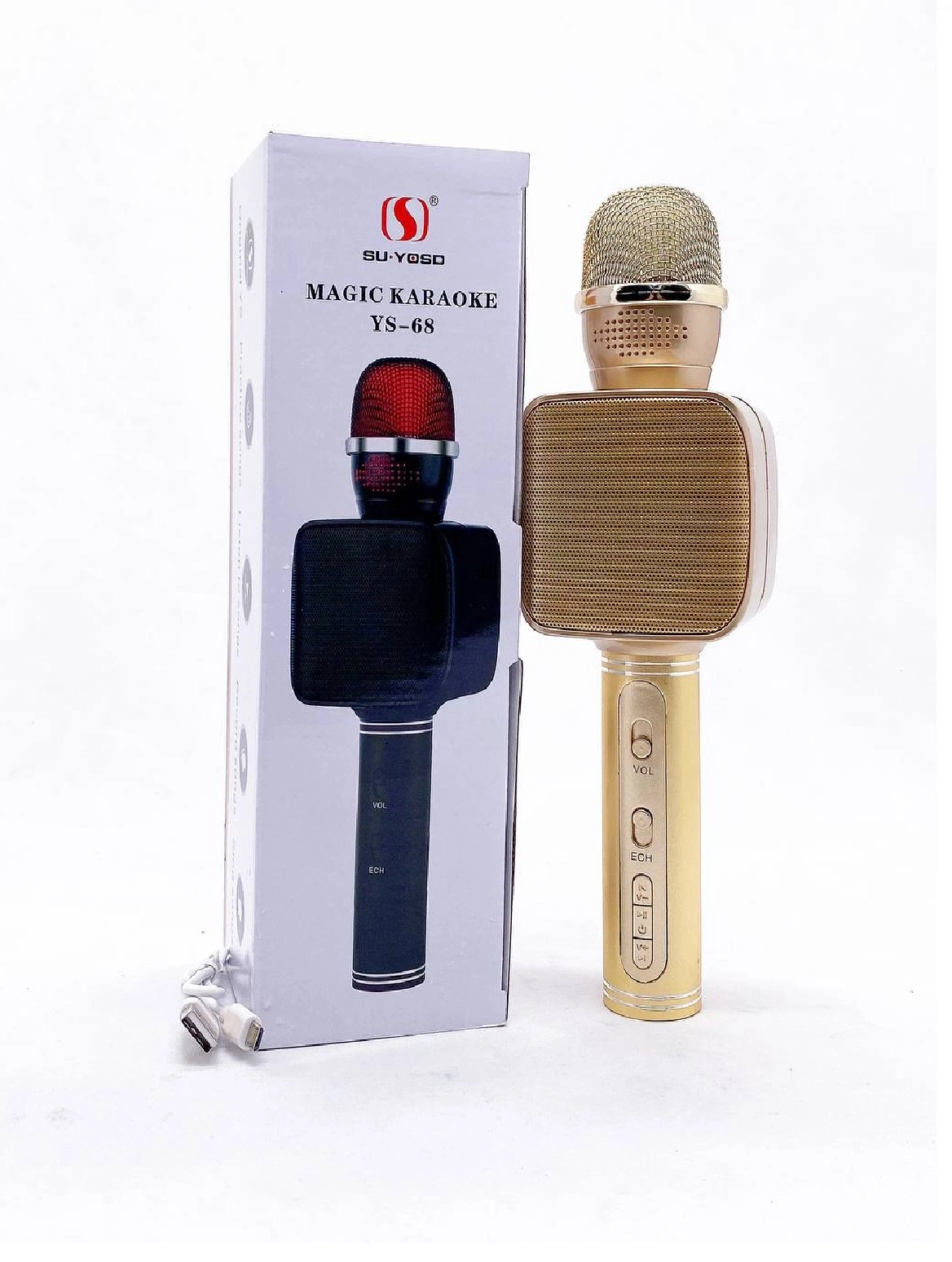 Микрофон Magic Karaoke YS-68 золото купить