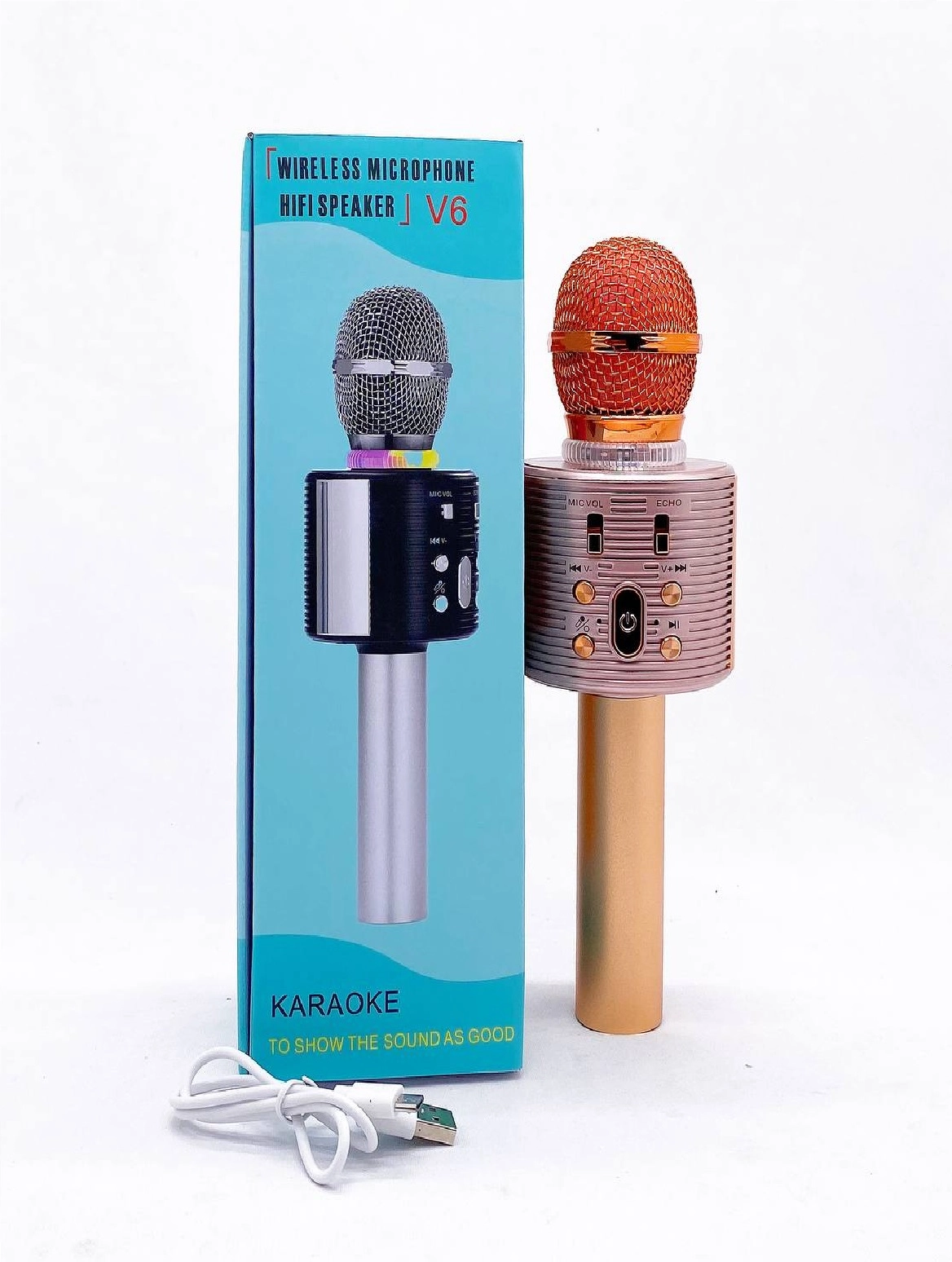 Микрофон для живого вокала V6 KTV купить