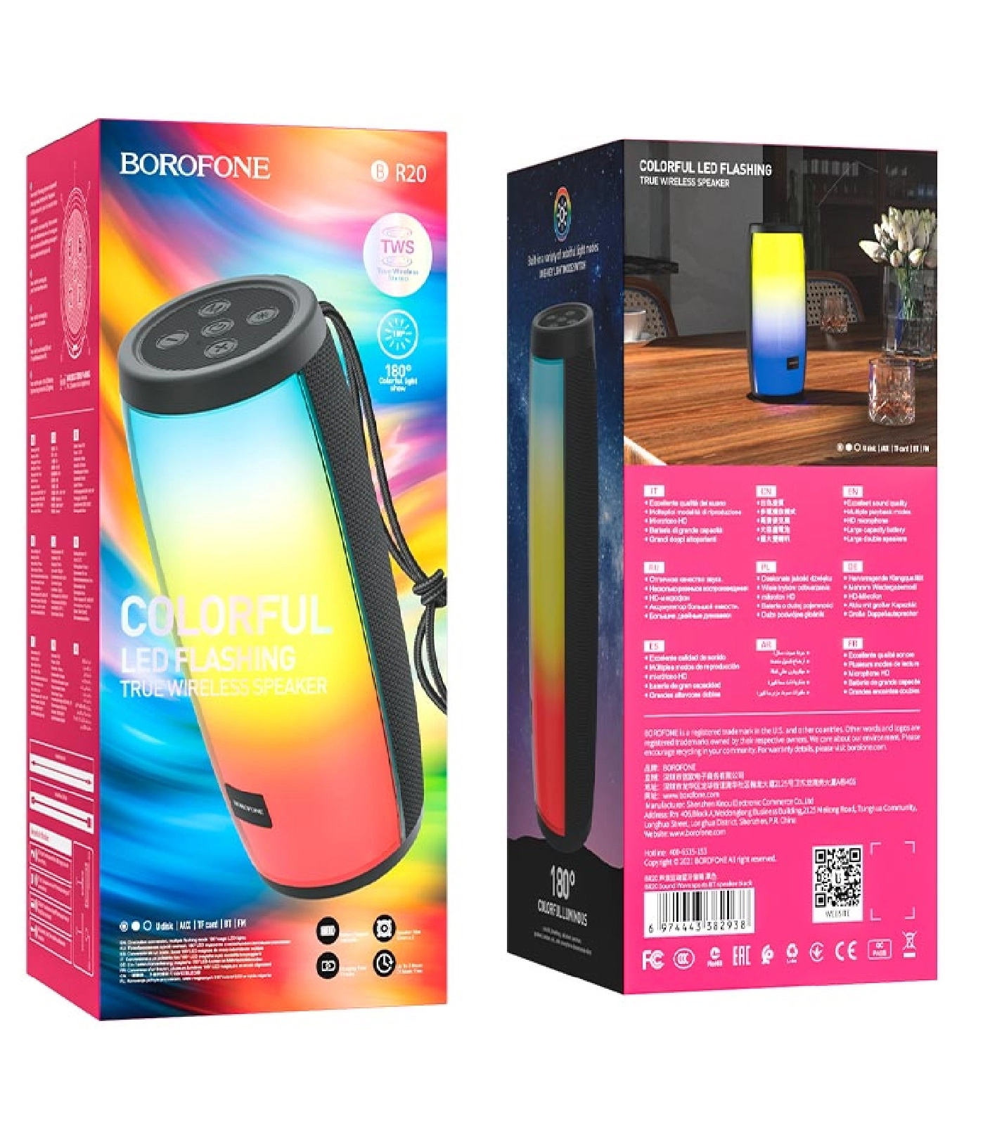 Borofone BR20 Sound Wave portativ kolonkasi sotib olish