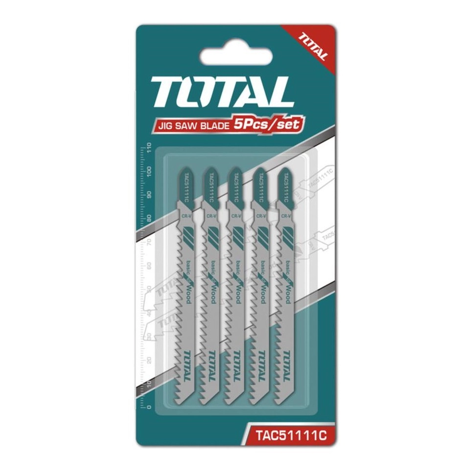 Деревянный набор зубчатых лезвий 5 деталей TOTAL TAC51111C купить