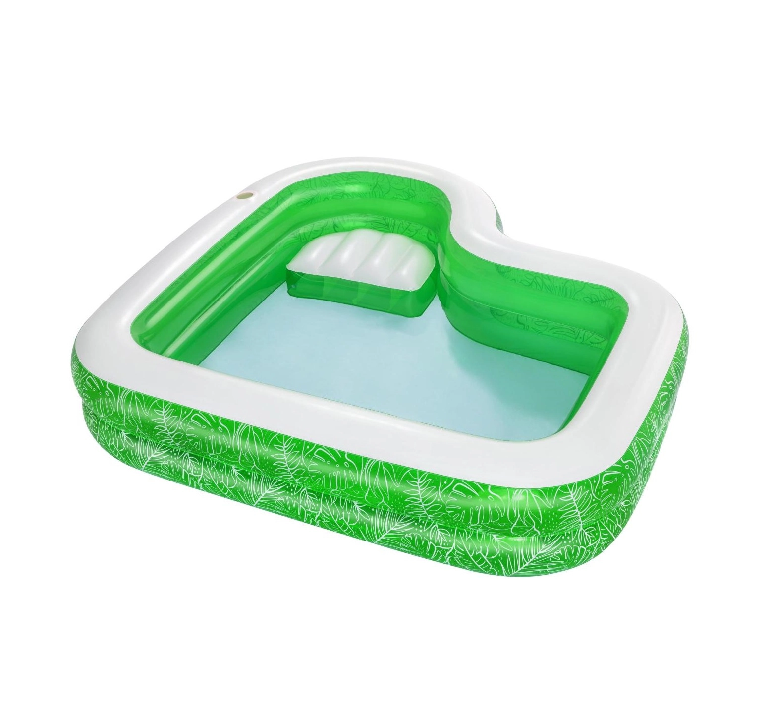 Детский надувной бассейн Bestway "Тропический Рай" с сидением и подстаканником 231х231х51см 54336 купить