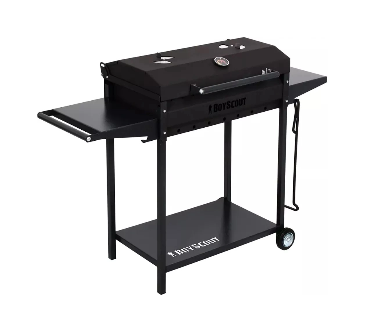BoyScout ikkita stolchali, qopqoqli, termometrli, o‘tin idishi va qo‘rali mangal grili sotib olish