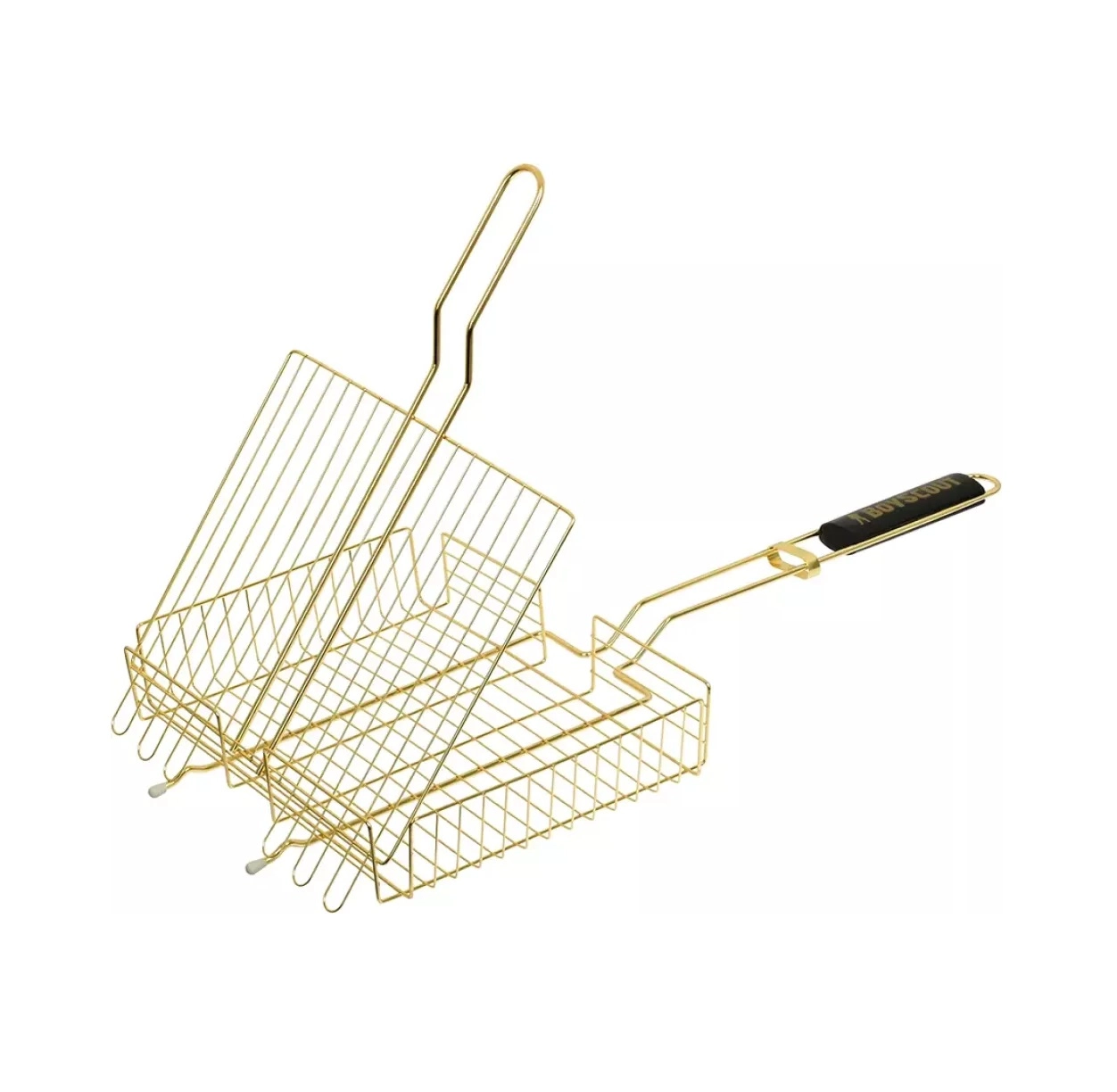 Решетка-гриль универсальная глубокая BoyScout GOLD 30х25х5,5 см купить