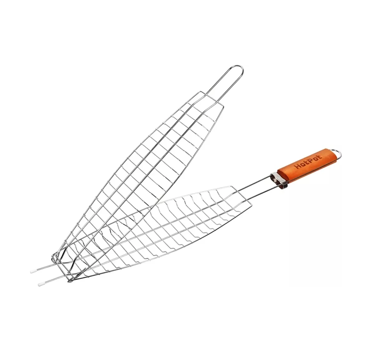 Решетка-гриль Hot Pot для рыбы, 60(+4)х36х8-12х4 см купить
