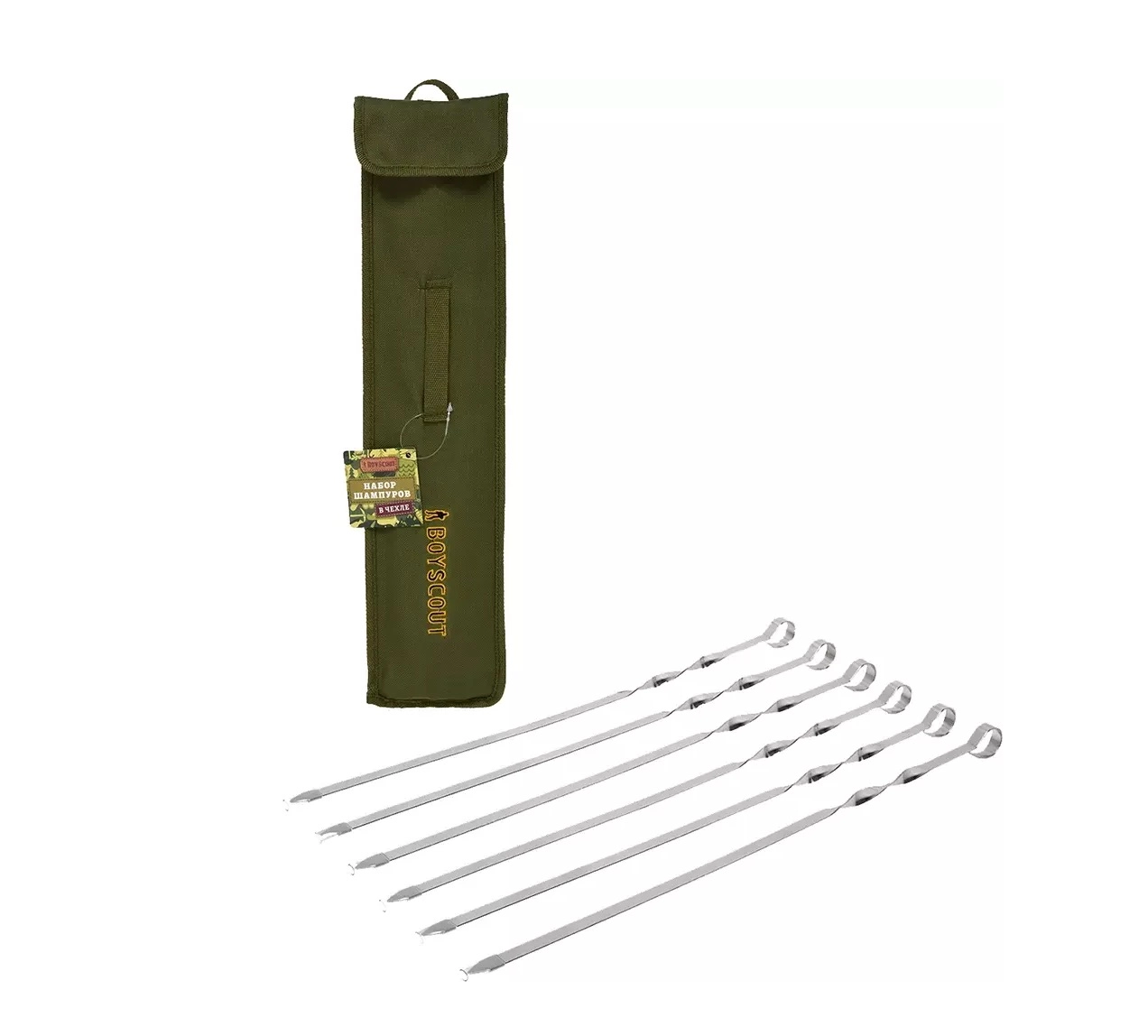 BoyScout tekis sixi, 45 sm, 6 dona, g‘ilofli sotib olish