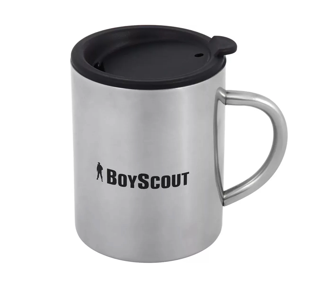 BoyScout zanglamas po‘latdan yasalgan qopqoqli termo-krujkasi, 360 ml sotib olish
