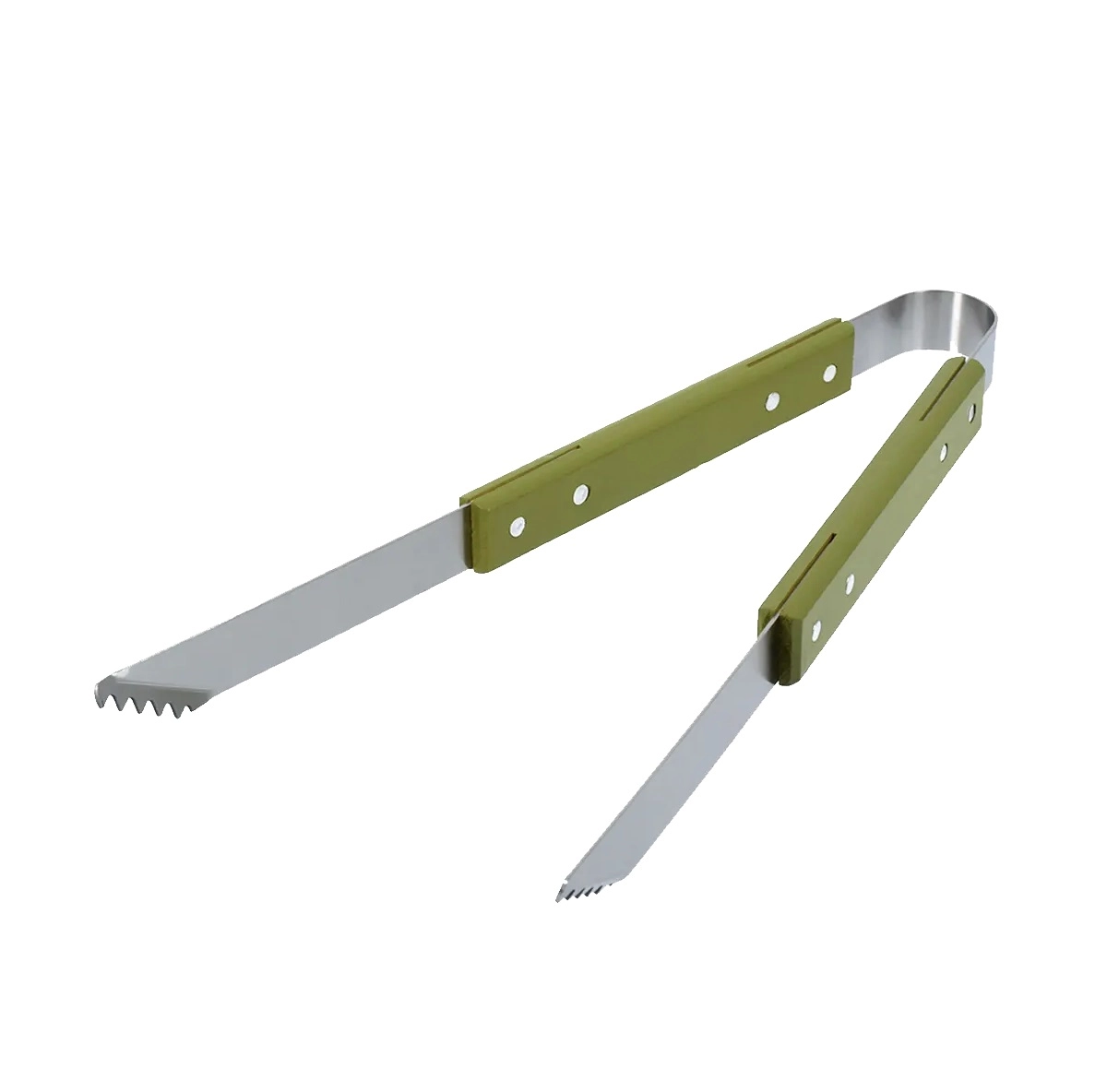 BoyScout qisqichi, 30 sm (gril, barbekyu uchun, zanglamas po‘latdan, yog‘och tutqichli, 39 sm) sotib olish