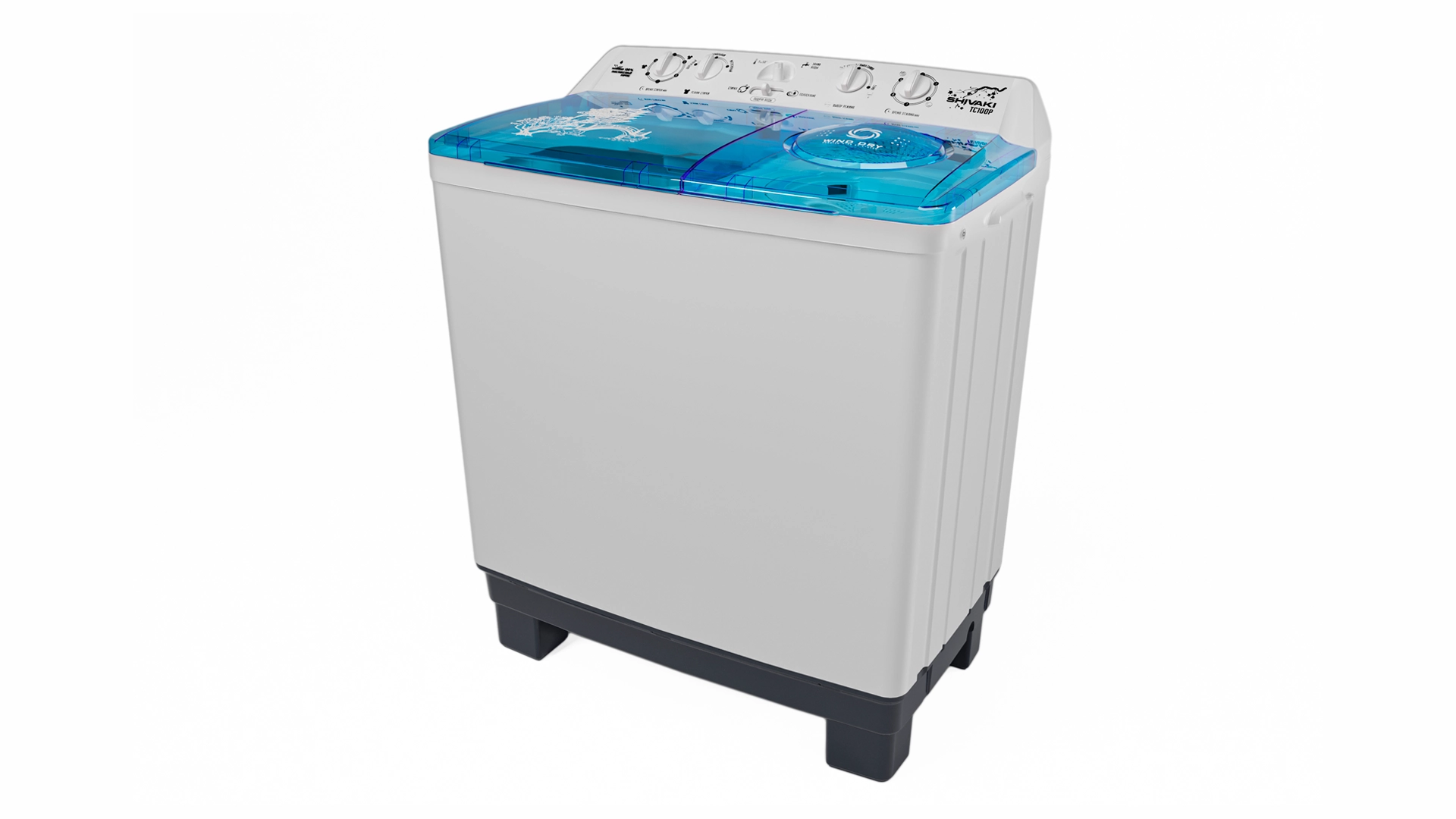 Shivaki TC 100 P 10 Kg (ko‘k) yarim avtomat kir yuvish mashinasi sotib olish